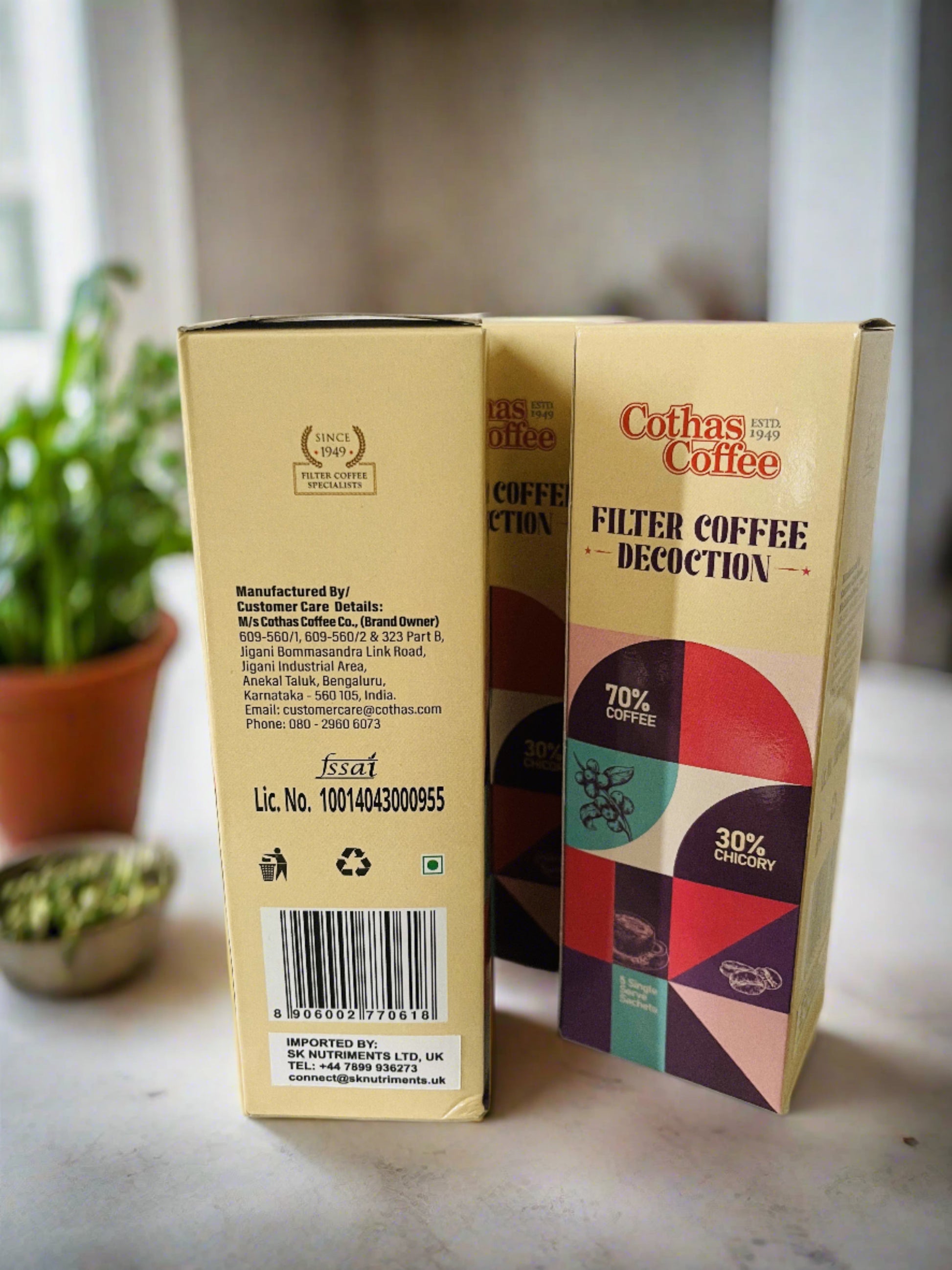 Experience the heritage of Cothas coffee in an instant